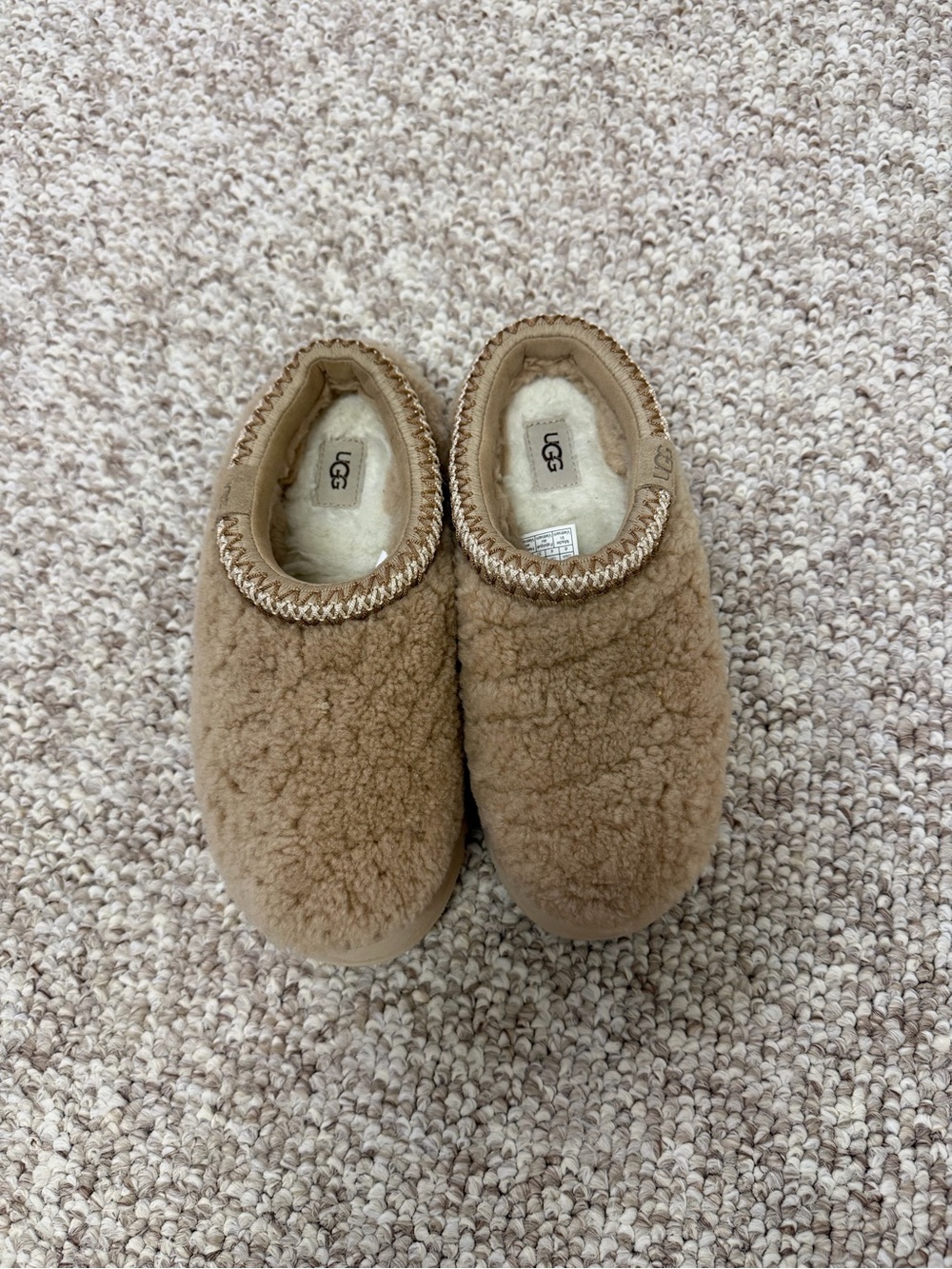 UGG Chestnut Shearling Slip-On Clog